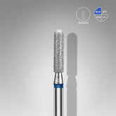 Diamond nail drill bit rounded cylinder blue EXPERT head diameter 2,3 mm / working part 6,5 mm